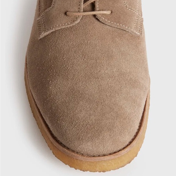 All Saints Men's Tan Suede Oxford Shoes - Picture 4 of 7